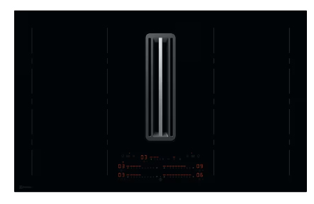 Electrolux DMSL8340AO Черный Встроенный 83 cm Плита с зонами индукции 4 зона(ы) Встроенный капюшон