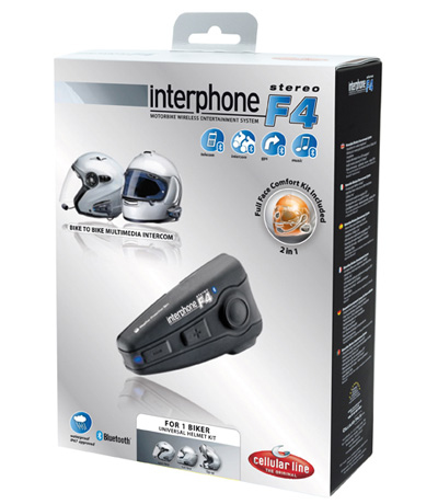 Cellularline INTERPHONEF4PLEU headphones/headset Wireless Bluetooth Black – image 2