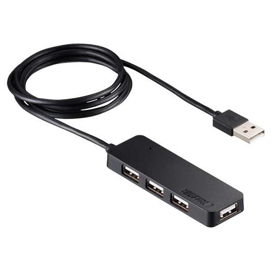 Buffalo BSH4A13 USB 2.0 480 Mbit/s Black
