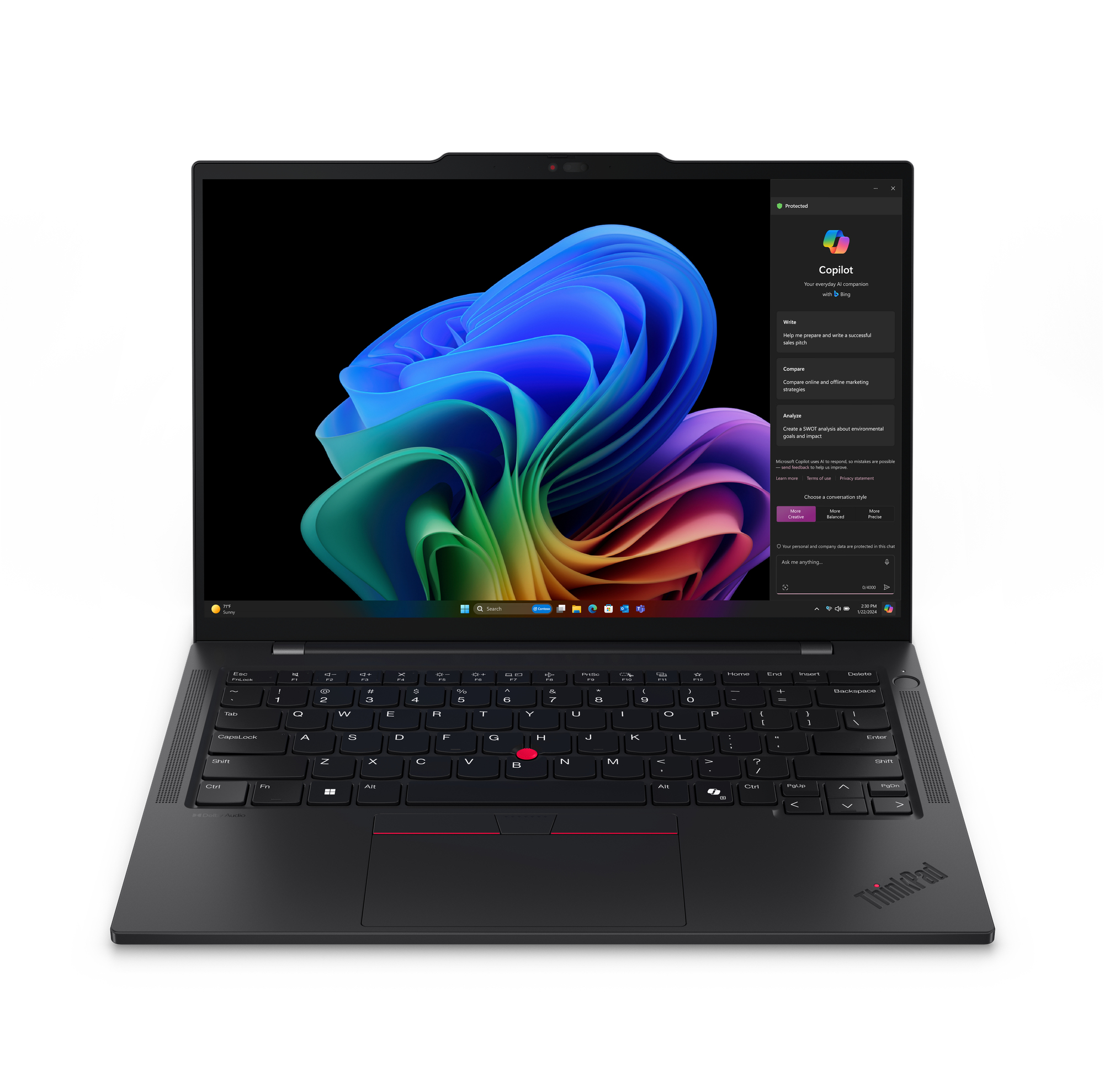 Lenovo ThinkPad T14s Qualcomm Snapdragon X1E-78-100 Computer portatile 356 cm (14") WUXGA 32 GB LPDDR5x-SDRAM 1 TB SSD Wi-Fi 7