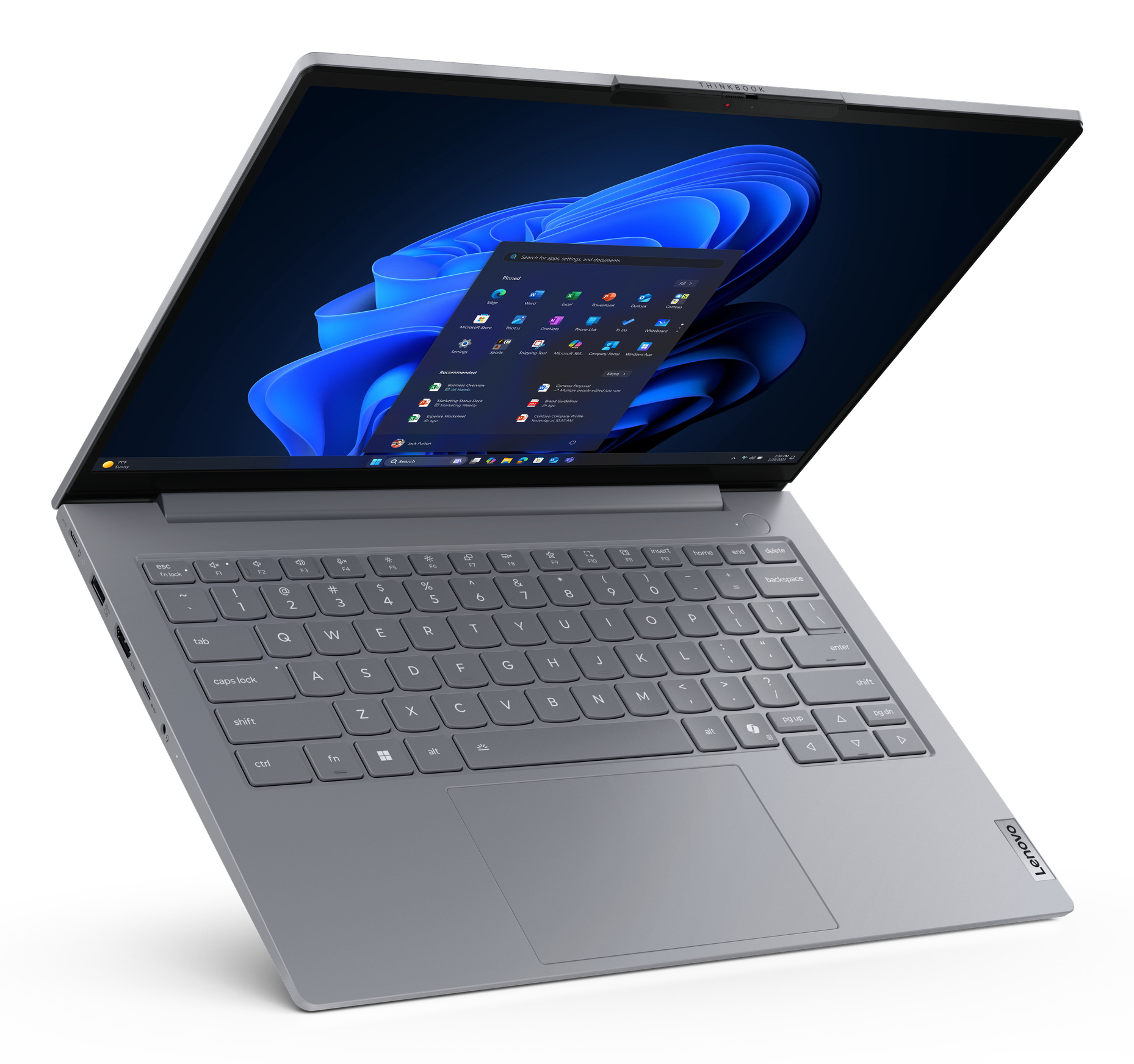 Portátil - Lenovo ThinkBook 14 G9 AHP Profesional, 14" WUXGA, AMD Ryzen™ 7 250, 32GB RAM, 512GB SSD, Radeon™ 780M, Windows 11 Pro, Gris - imagen 9
