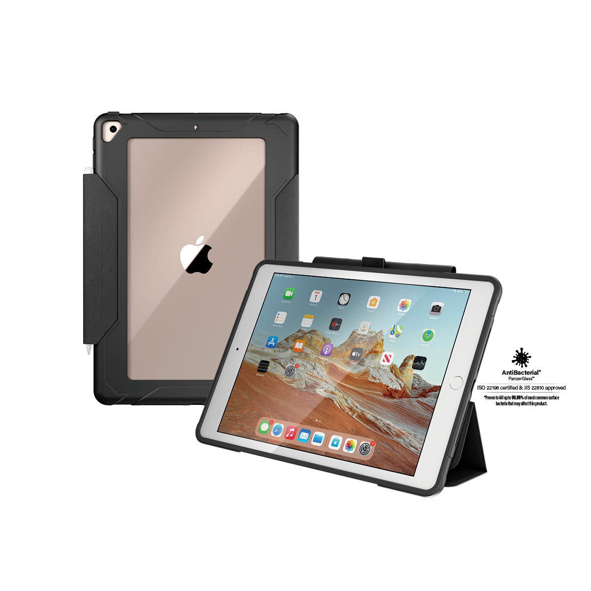 PanzerGlass ® Rugged Flip cover iPad 10.2 | Air | 10.5 – image 1