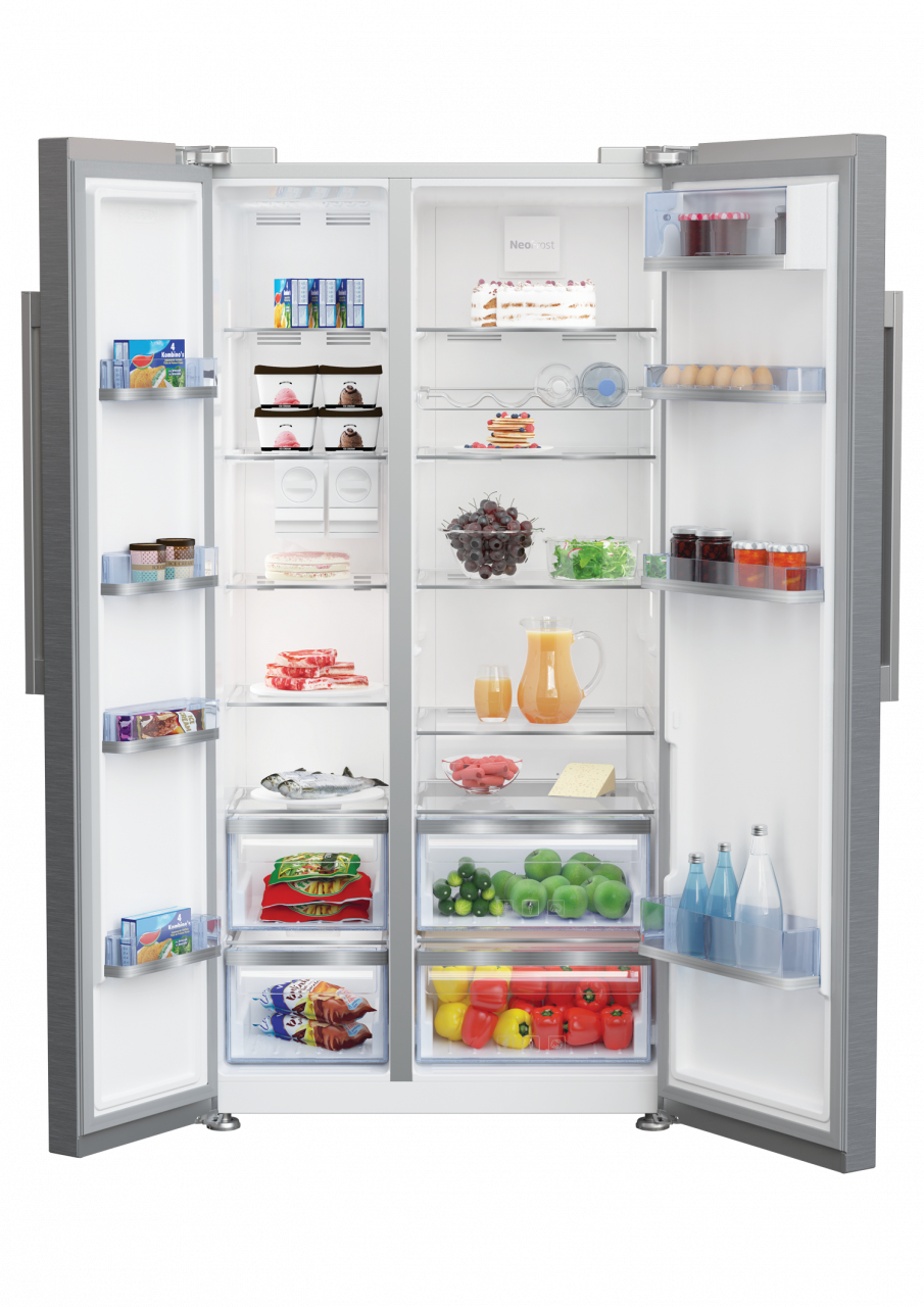 Beko GN163030XB side-by-side refrigerator Freestanding – image 2
