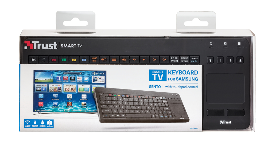 Trust Sento keyboard TV RF Wireless Belgian Black – image 4