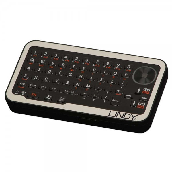 Lindy 21840 keyboard Mouse included RF Wireless QWERTY English Black – image 1