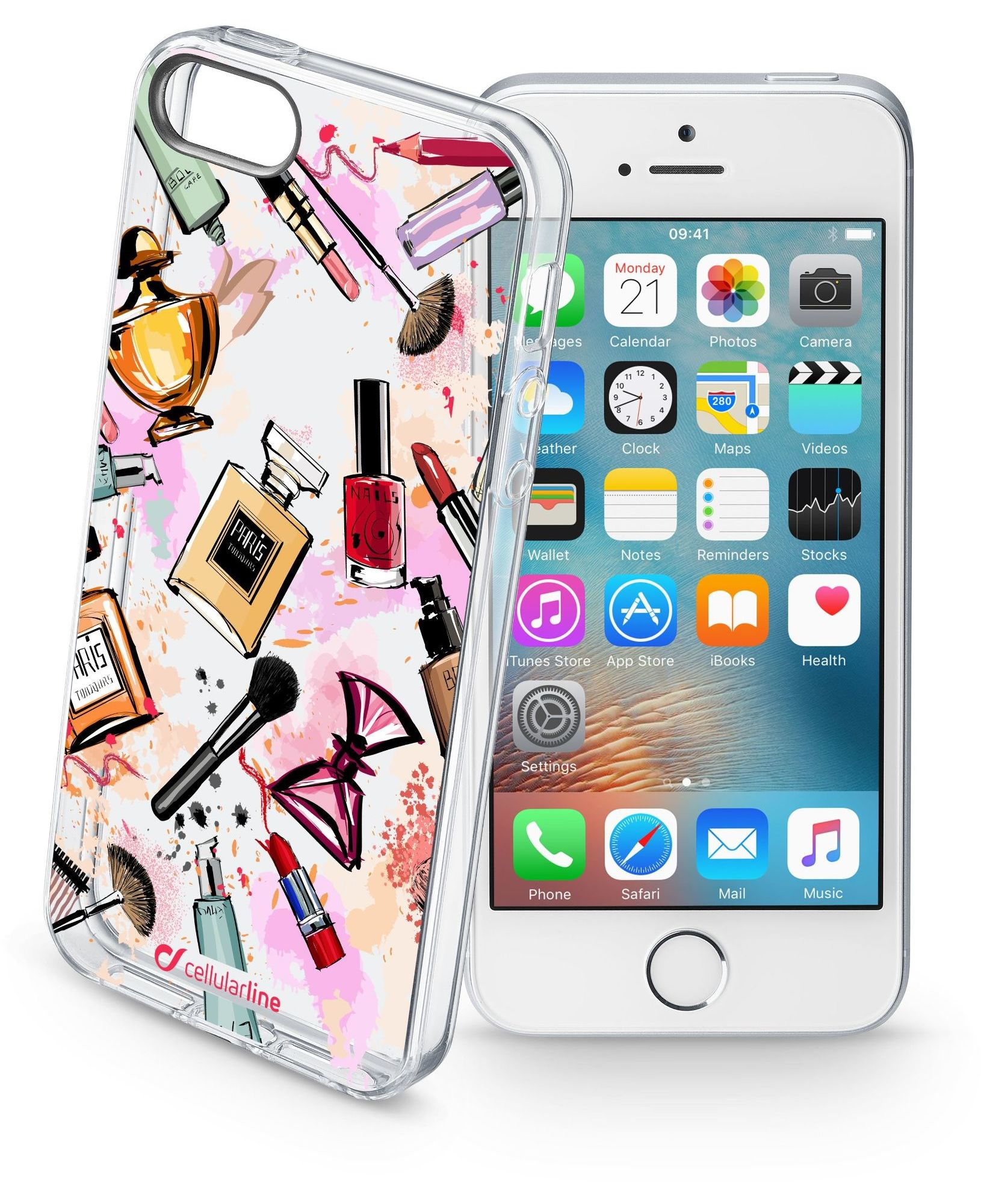 Cellularline Style Case Glam - iPhone SE/5S/5