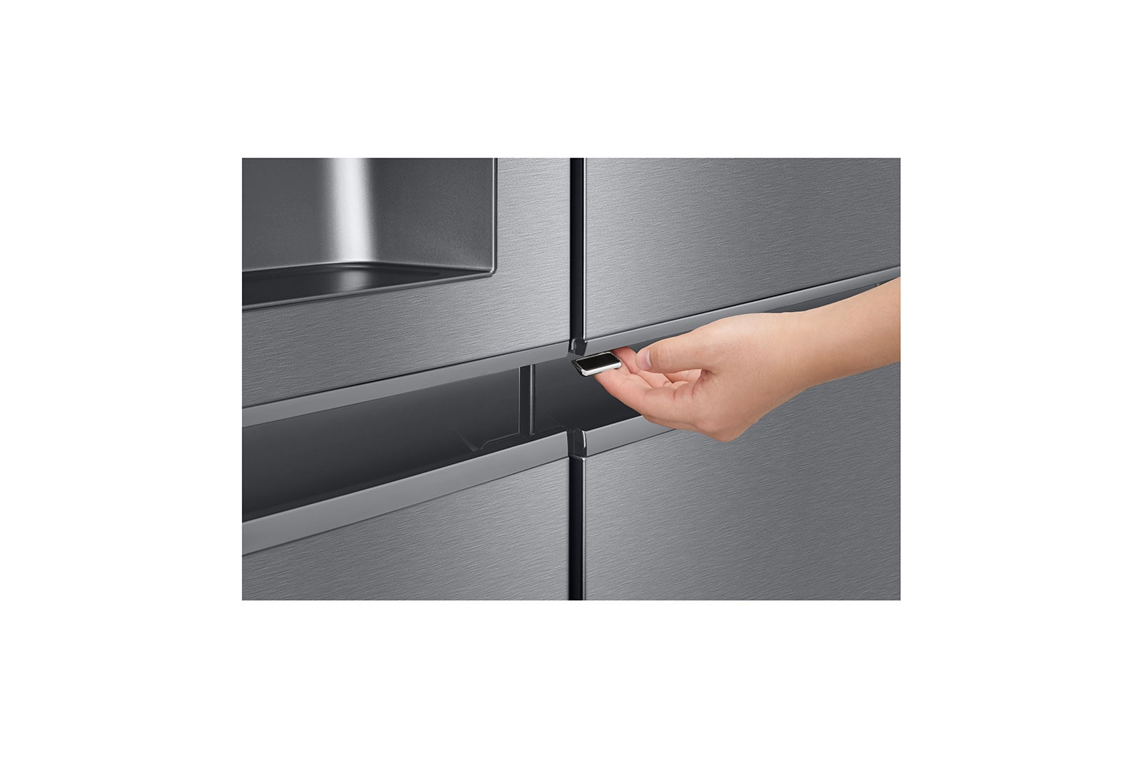 LG GSJV30DSXF side-by-side refrigerator Freestanding – image 9