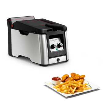 Tefal FR600DCH fryer Single Stand-alone Deep fryer Black, Stainless steel – image 2