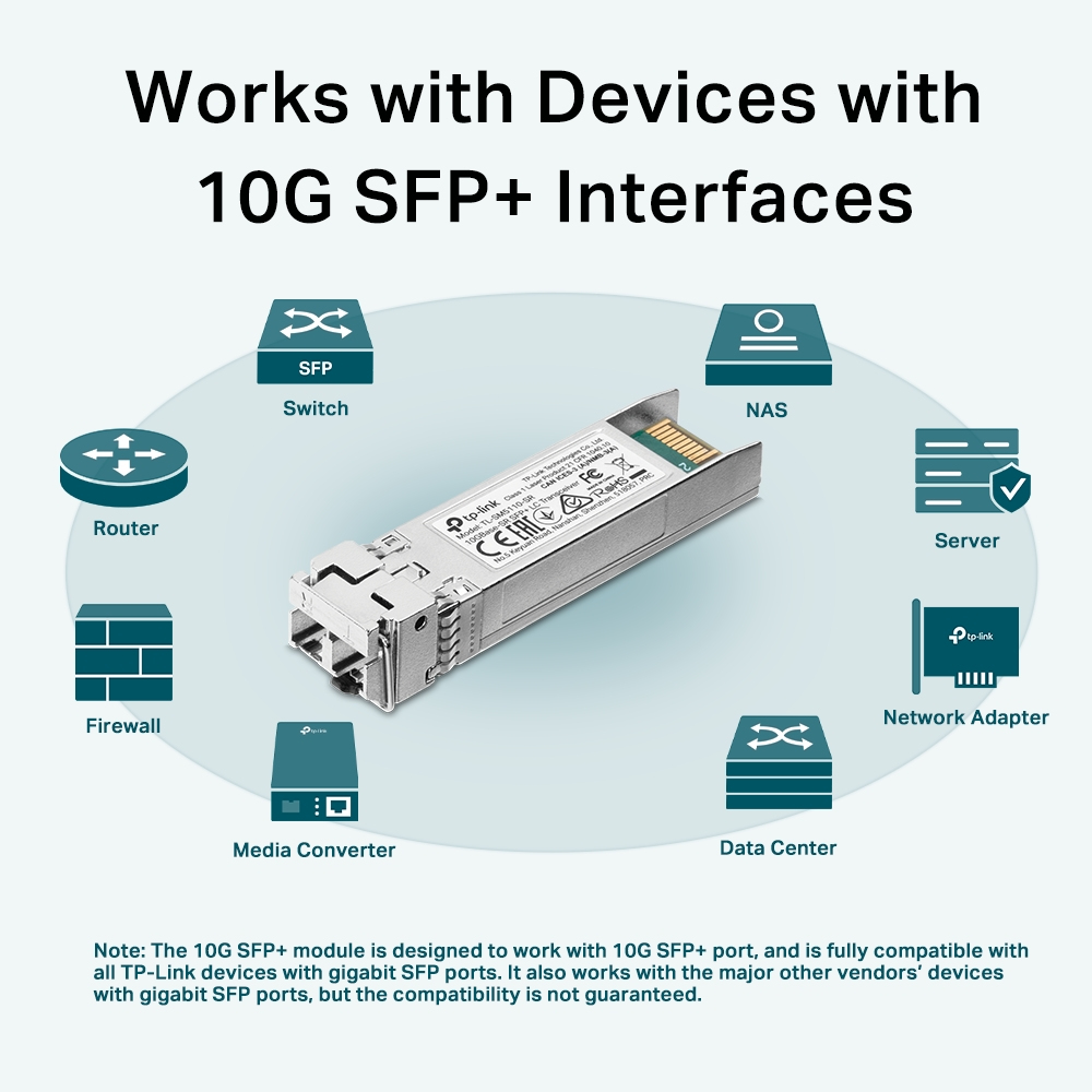 TP-Link 10GBase-SR SFP+ LC Transceiver – image 5