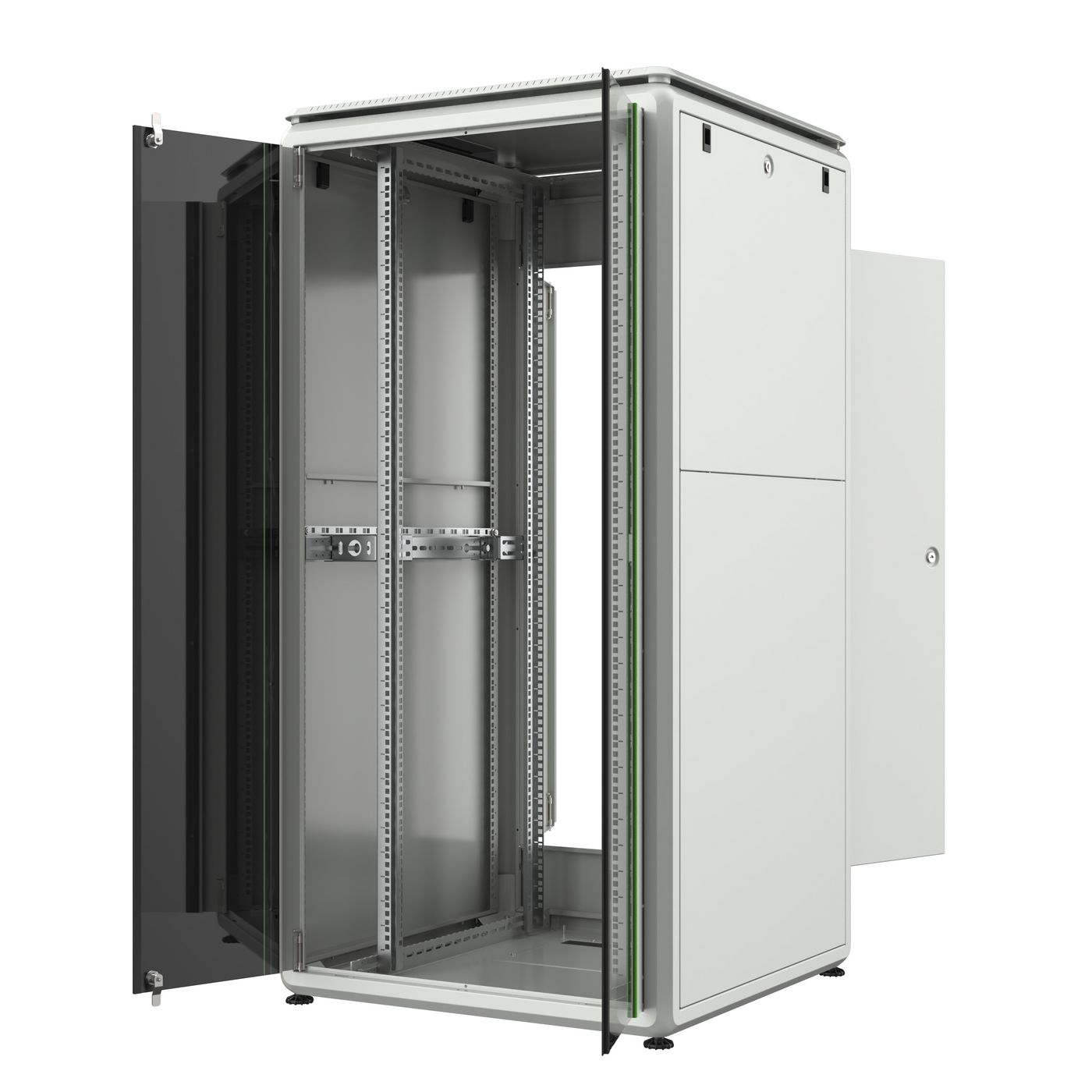 Lanview RDL32U88WH rack cabinet 32U Freestanding rack White – image 2