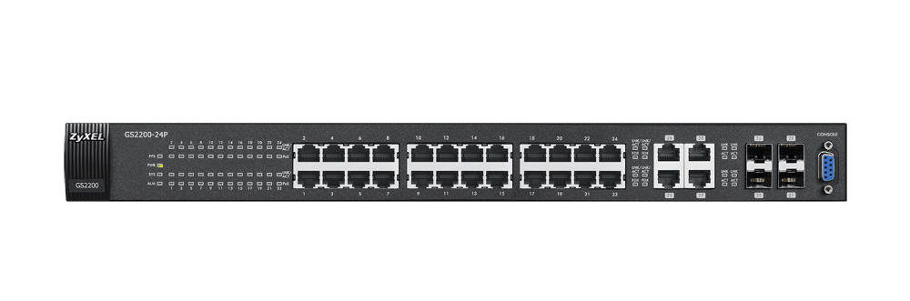 Zyxel GS2200-24P Managed PoE Switch – image 3