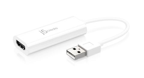 j5create JUA195 USB graphics adapter White – image 2