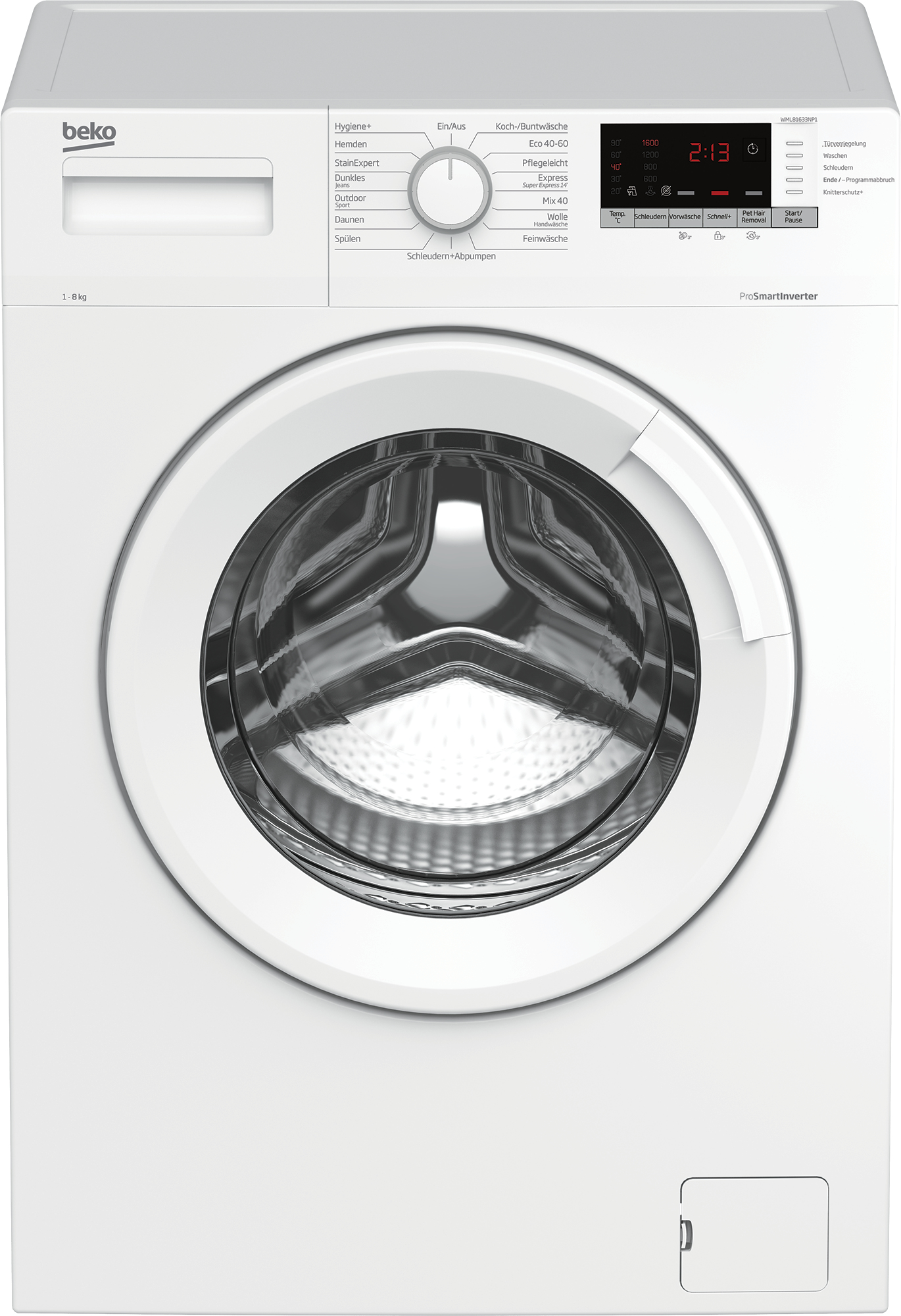 Beko WML81633NP1 washing machine Front-load