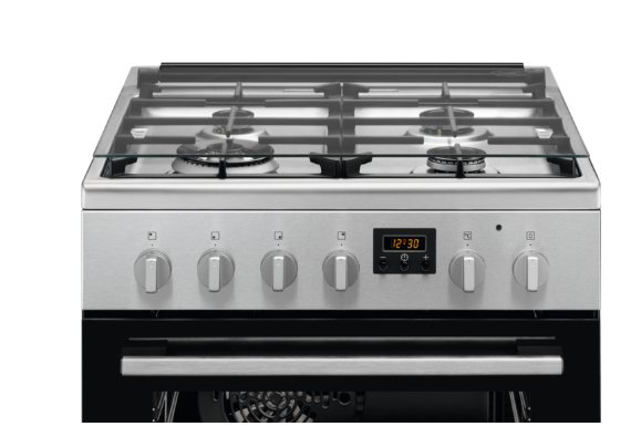 Electrolux LKK644200X Freestanding cooker Electric Gas Black, Stainless steel – image 3