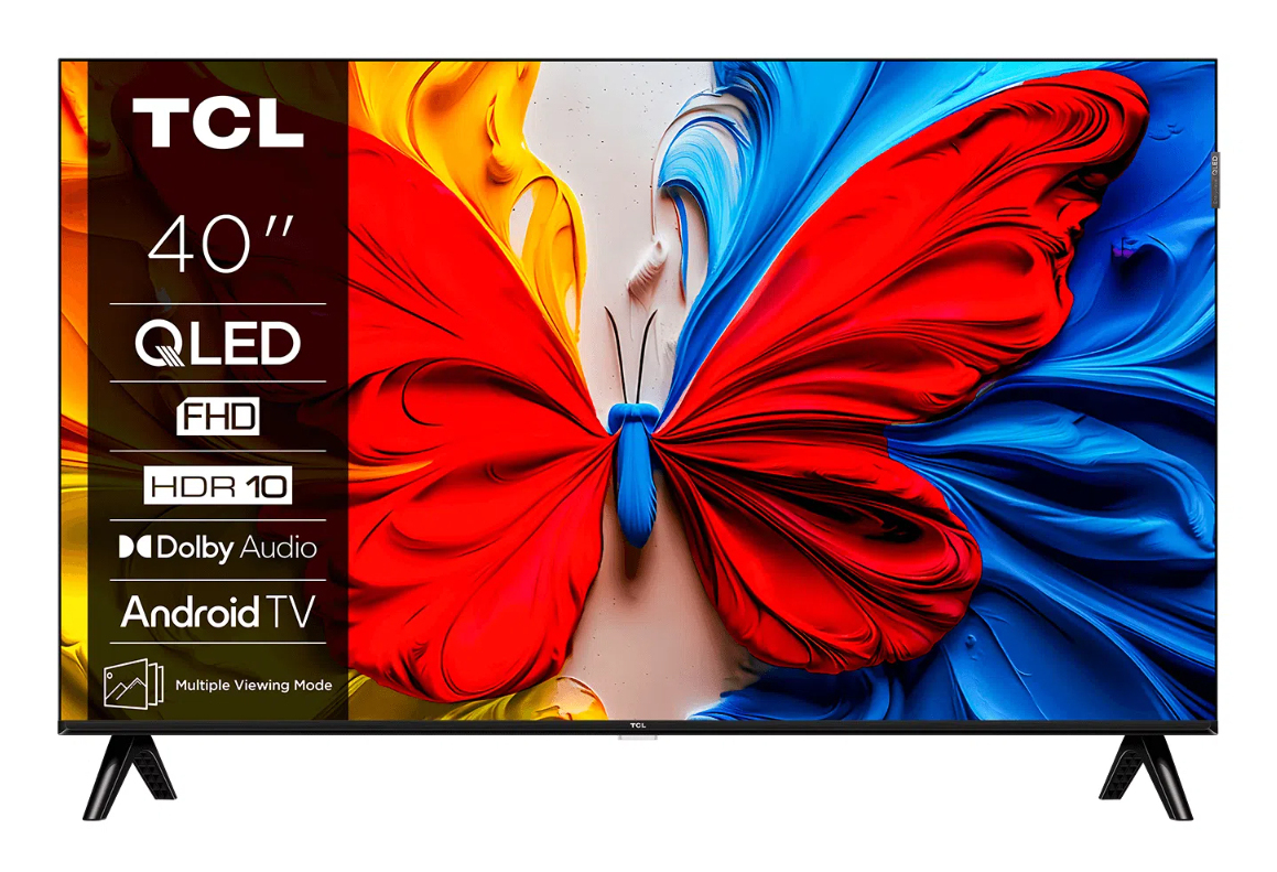 TCL QLED 40V5C 40 Full HD Smart TV Android HDR Design mince Google Cast Home 2 HDMI — photo 1