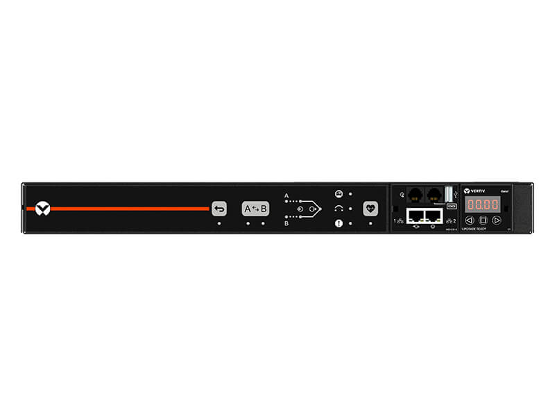 Vertiv VA4N1100 power distribution unit (PDU) 10 AC outlet(s) 1U Black