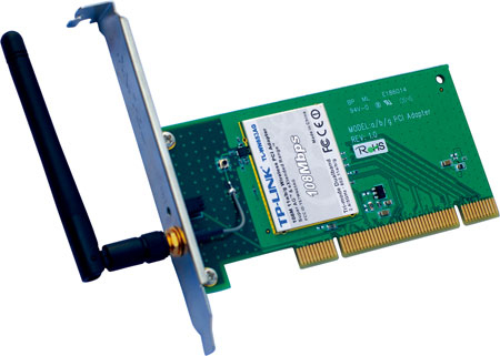 TP-Link 108Mbps 802.11a/b/g Wireless PCI Adapter
