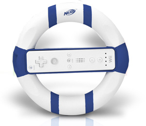 PDP NERF RF Steering wheel Wii