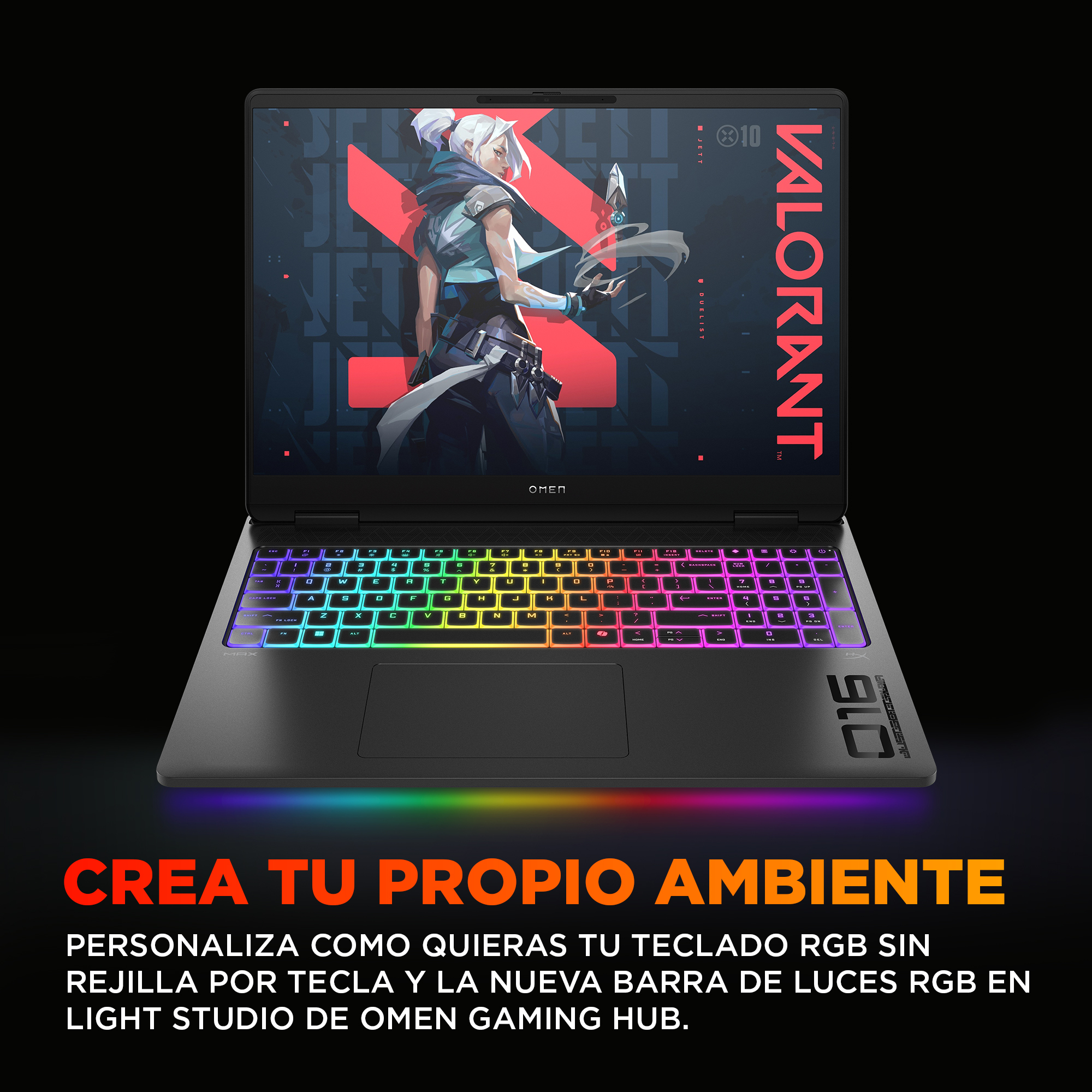 Portátil gaming-HP OMEN MAX 16-ak0004ns Copilot+ PC, 16 " WQXGA, AMD Ryzen™AI 9 HX 375 55 TOPS, 32 GB RAM, 1 TB SSD, GeForce RTX™ 5080, W11 Home - imagen 12