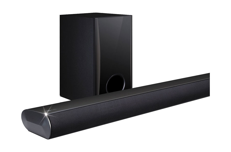 LG LAS355B soundbar speaker Black 2.1 channels – image 2