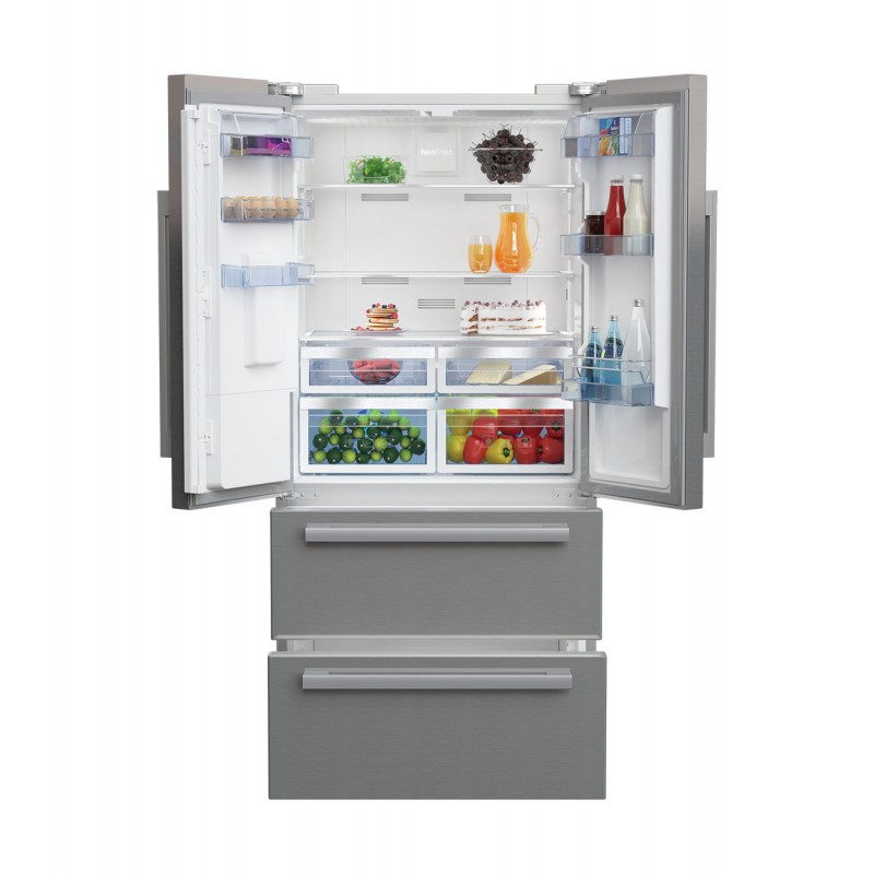 Beko GNE60530DX side-by-side refrigerator Freestanding – image 2