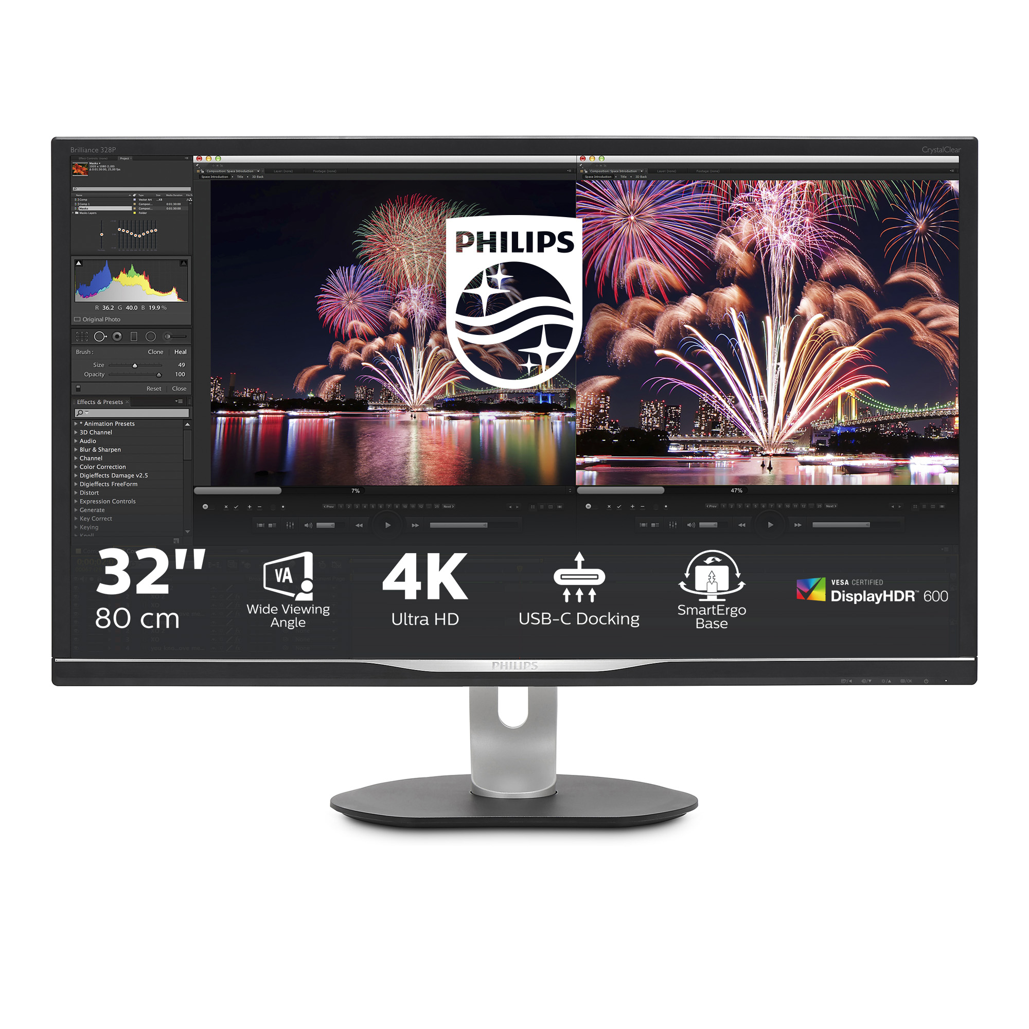 Philips P Line 328P6VUBREB/11 computer monitor – image 2