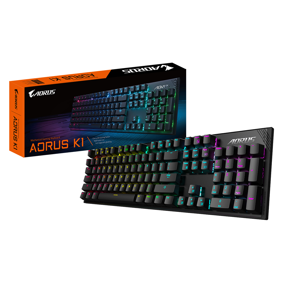 GIGABYTE K1 keyboard Gaming USB QWERTY English Black – image 9