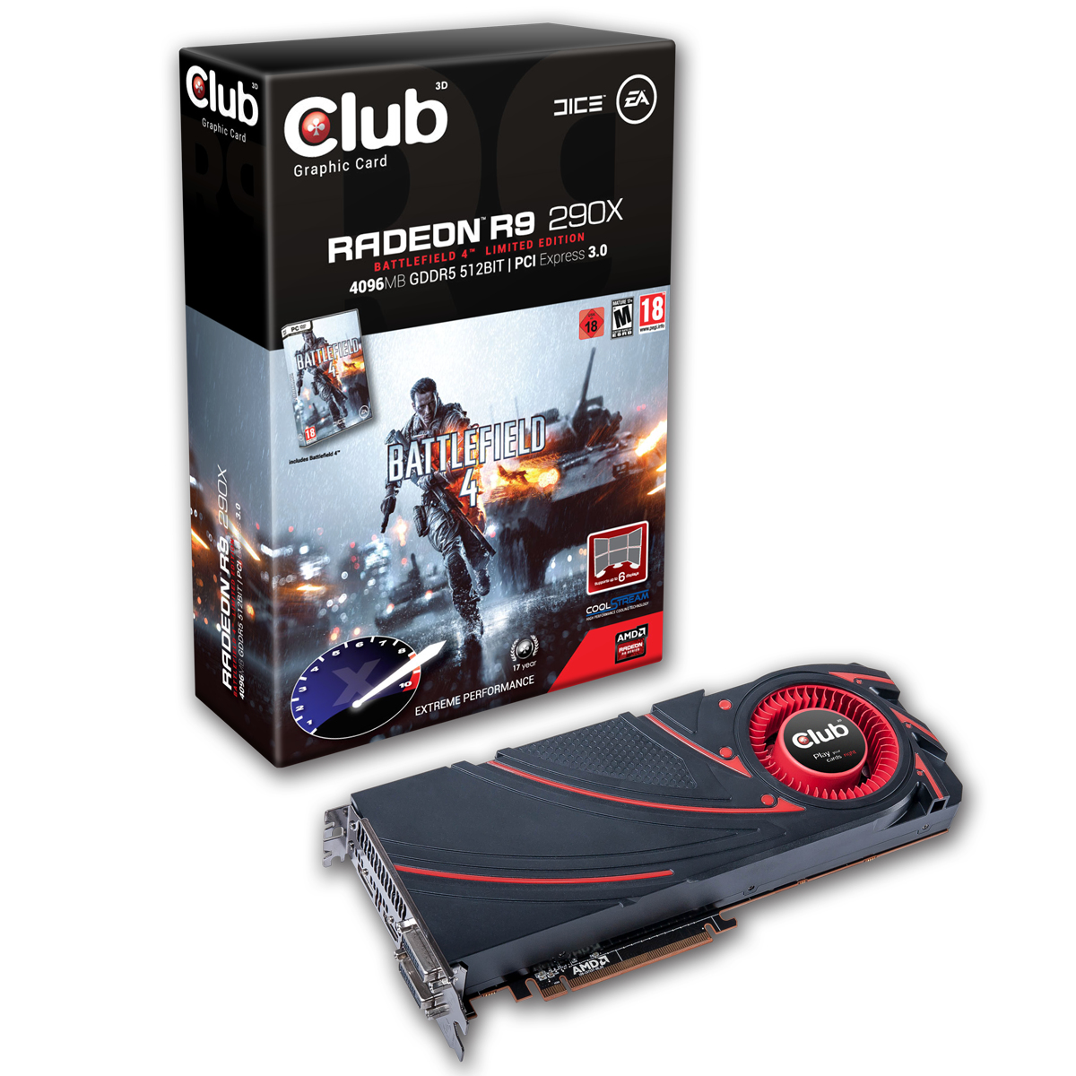 CLUB3D Radeon R9 290X Battlefield 4 Limited Edition – image 1
