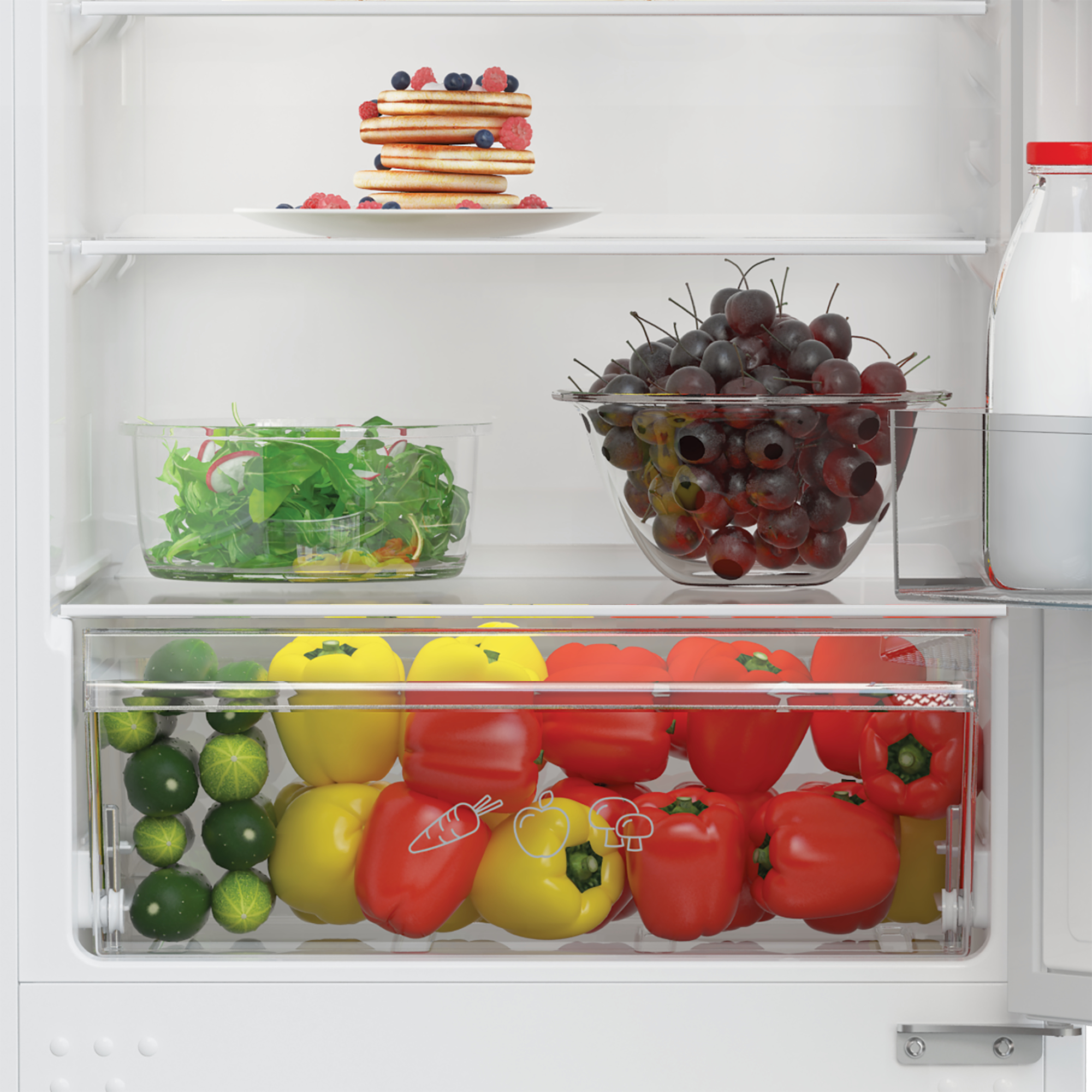 Zenith ZICSD455 Integrated 50:50 Combi Fridge Freezer – image 4