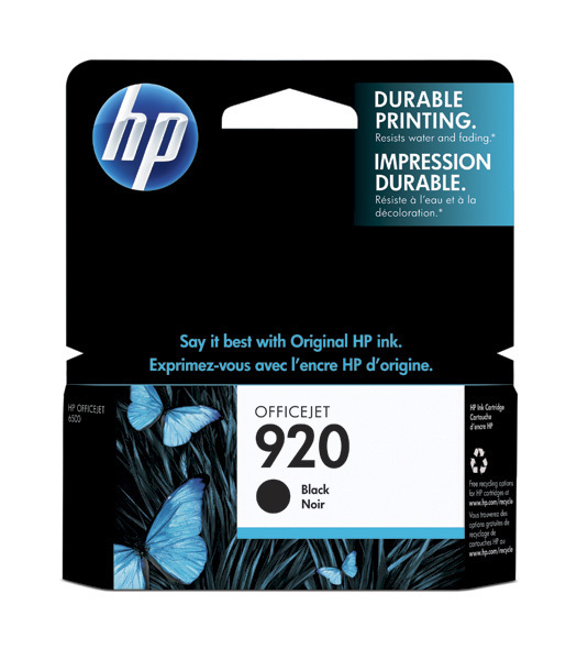 HP 920 Black Officejet Ink Cartridge – image 2