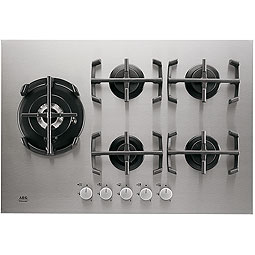 AEG 75580G-M hob Stainless steel Built-in Gas 5 zone(s)