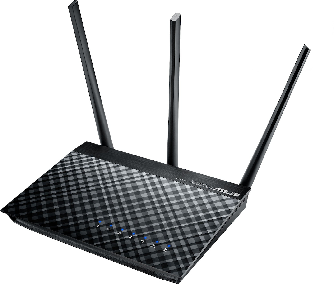 ASUS DSL-AC750 wireless router Gigabit Ethernet Dual-band (2.4 GHz