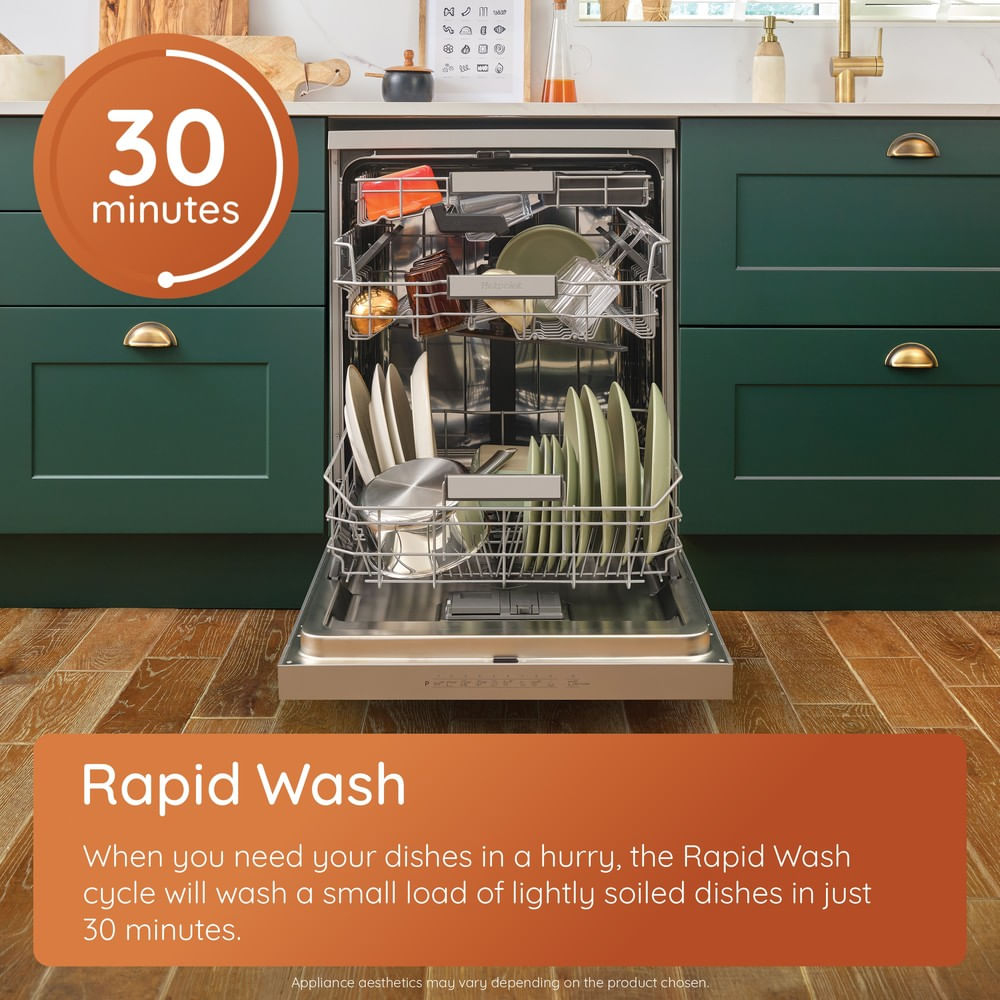 Hotpoint Freestanding Dishwasher HP2FD10CS90BUK – image 8