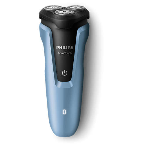Philips AquaTouch S1070/06 men's shaver Rotation shaver Trimmer Black, Blue – image 1