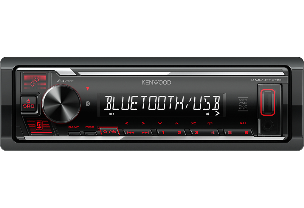 KMM-BT209 car media receiver Black