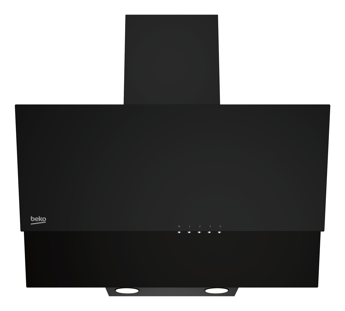 Beko HCA62320BH cooker hood Corner Black 305 m³/h