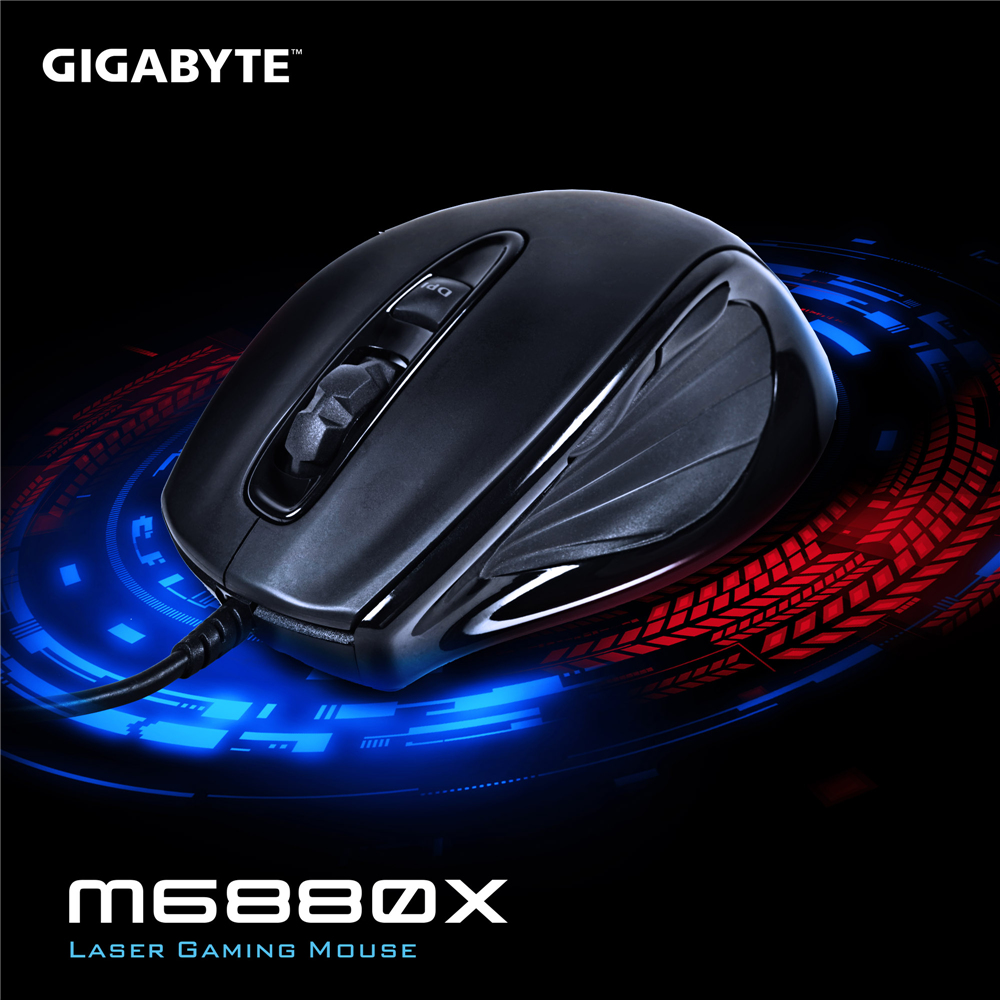 GIGABYTE M6880X mouse Gaming USB Type-A Laser 1600 DPI – image 4