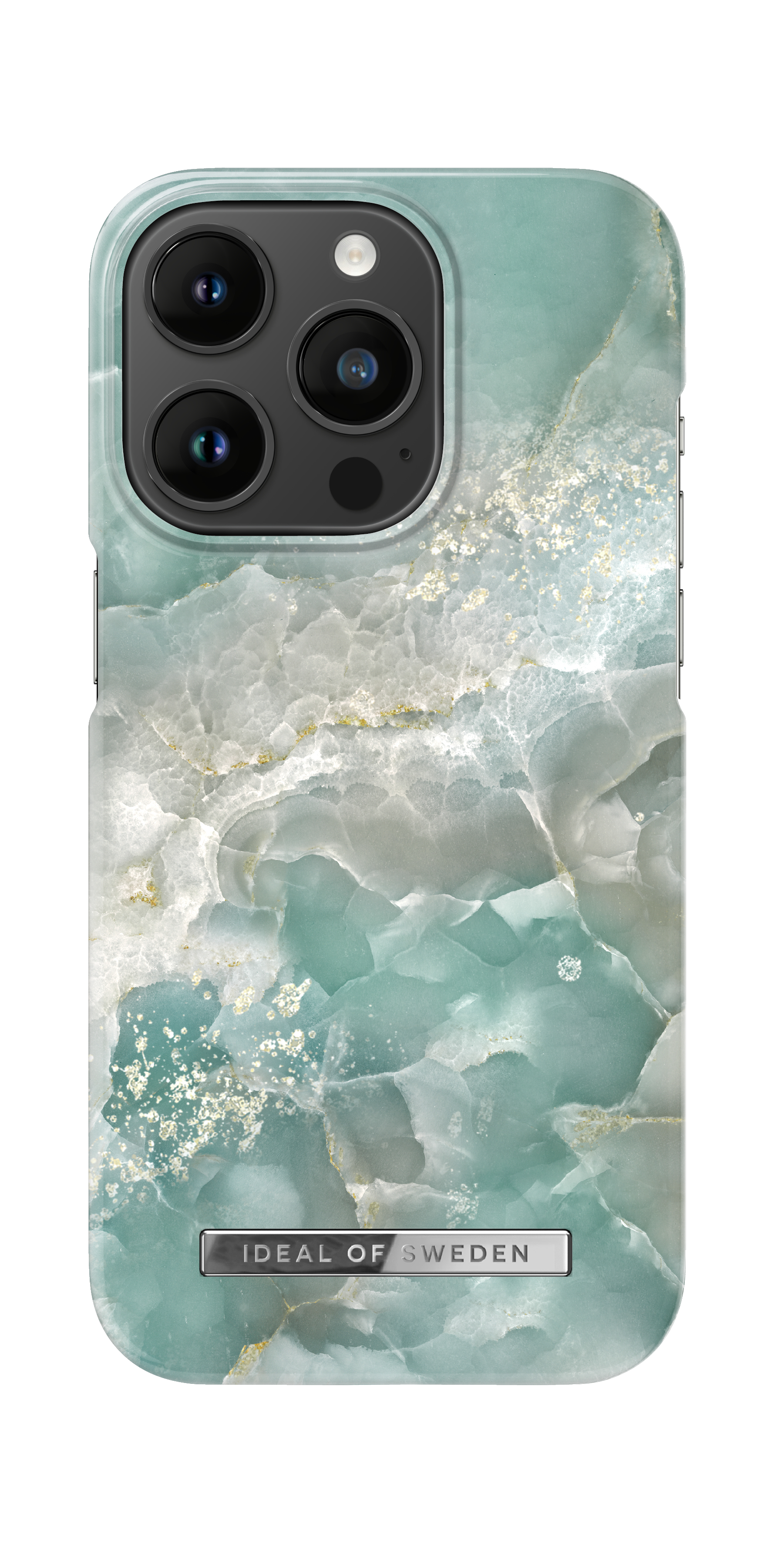 iDeal of Sweden Printed Case iPhone 14 Pro Azura Marble