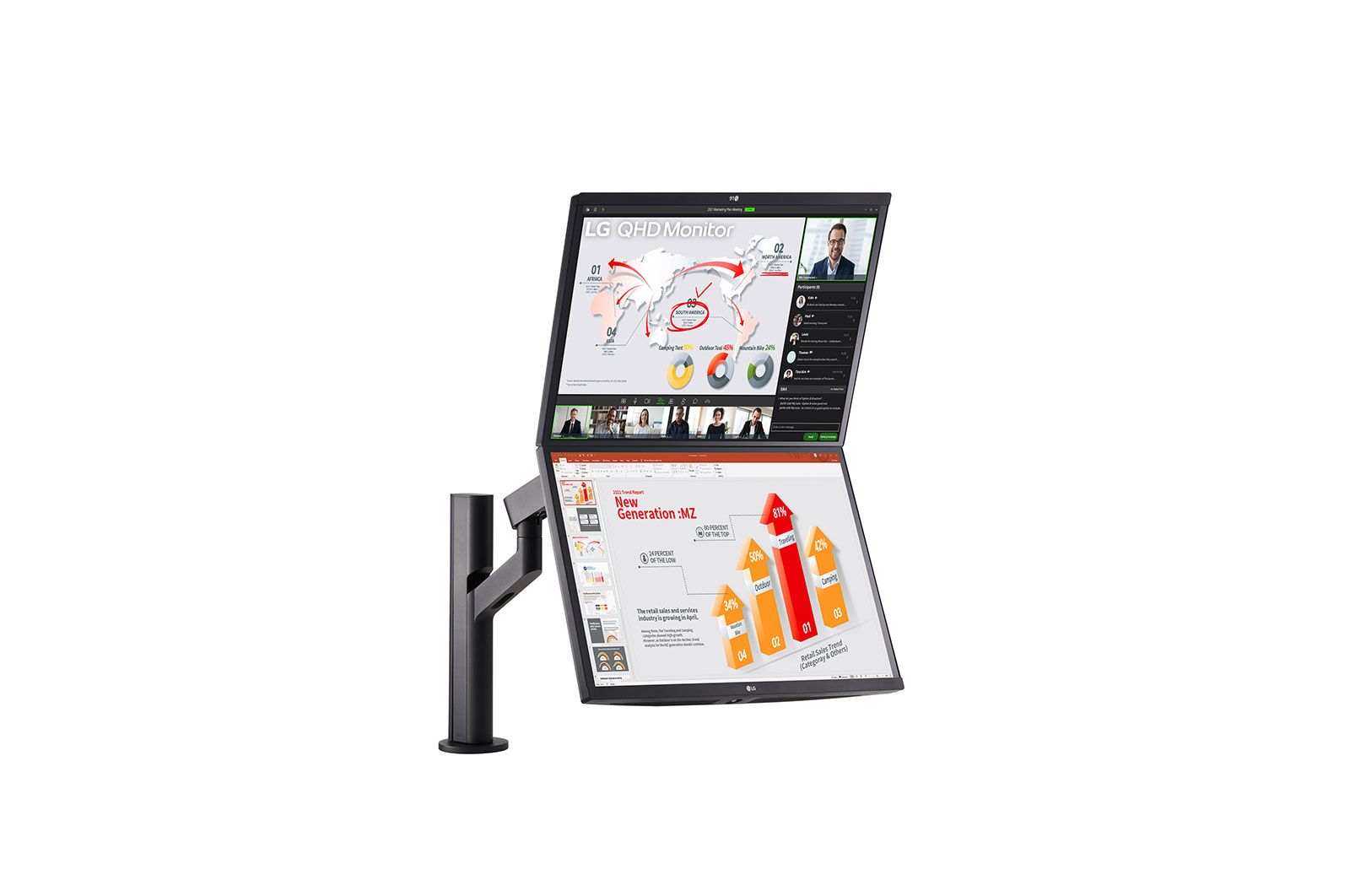 LG 27QP88D-B2 computer monitor – image 4