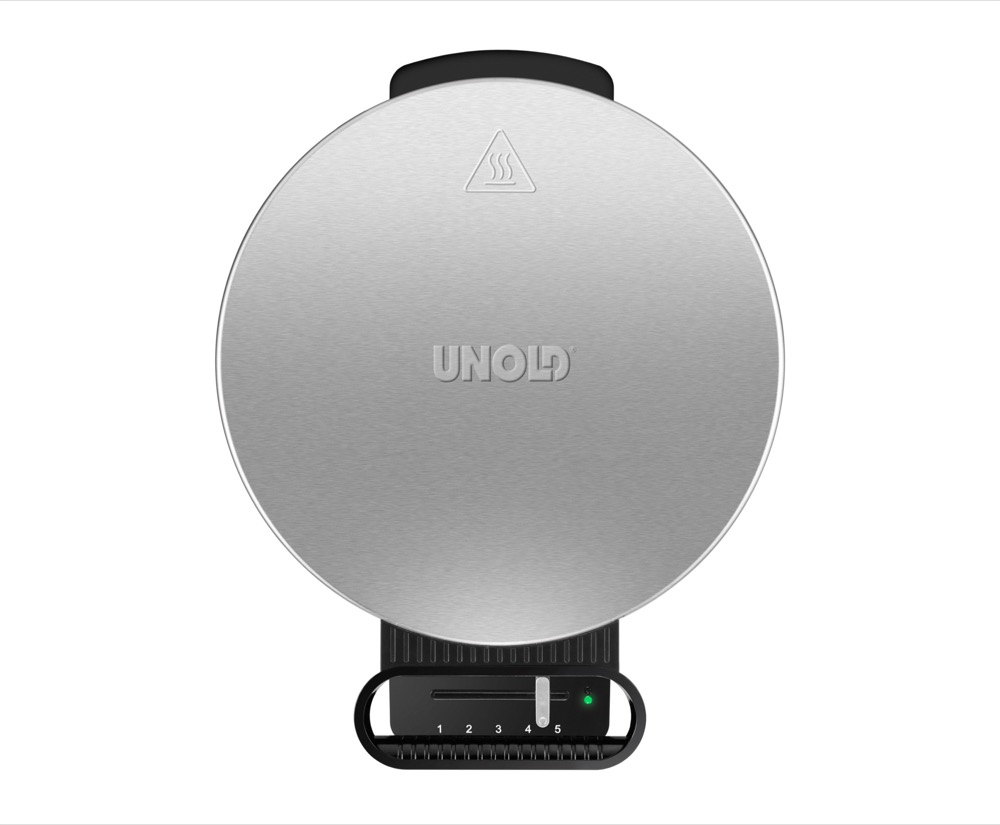 Unold Edel 5 waffle(s) Black, Silver – image 2