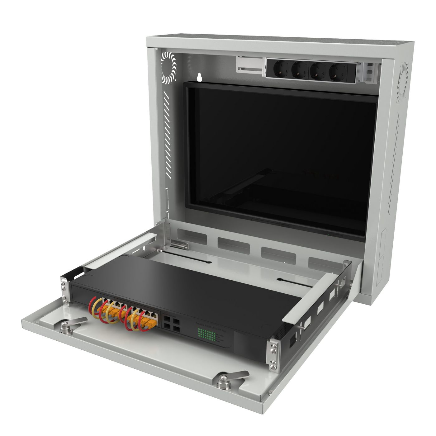 Lanview RWSLMWH1 rack cabinet 1U Wall mounted rack White – image 3
