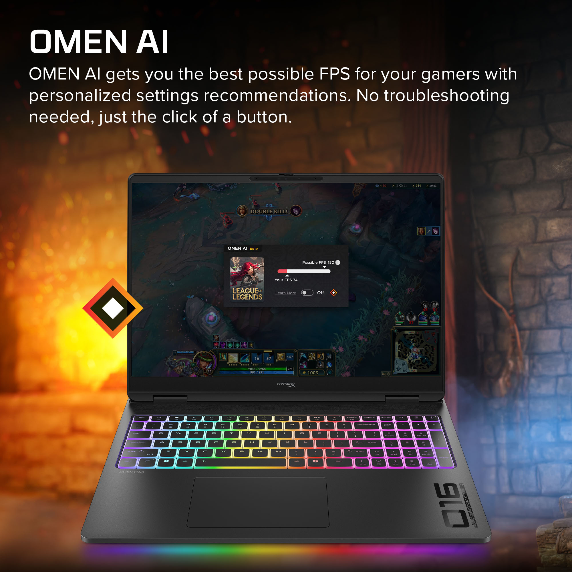 HP HyperX OMEN MAX 16 inch Gaming Laptop PC 16-ah1501na – image 8