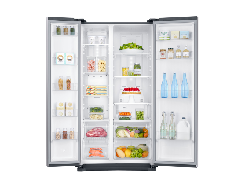 Samsung RS57K4005SA side-by-side refrigerator Freestanding – image 5
