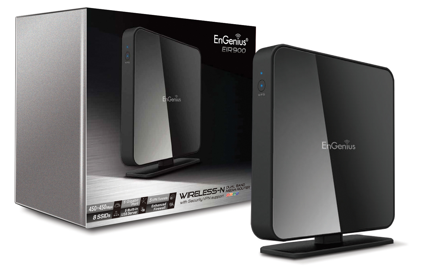 EnGenius EIR900 wireless router Gigabit Ethernet Dual-band (2.4 GHz – image 2