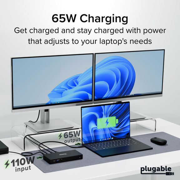 Plugable Technologies UD-MSTH2 laptop dock/port replicator Wired USB 3.2 Gen 2 (3.1 Gen 2) Type-C Black – image 8