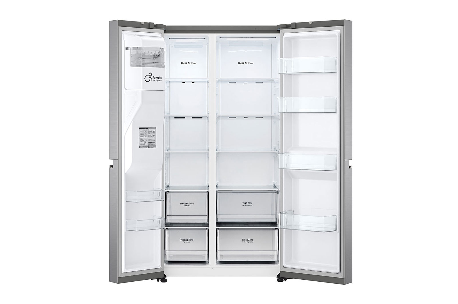 LG GSLV70PZTM side-by-side refrigerator Freestanding – image 8