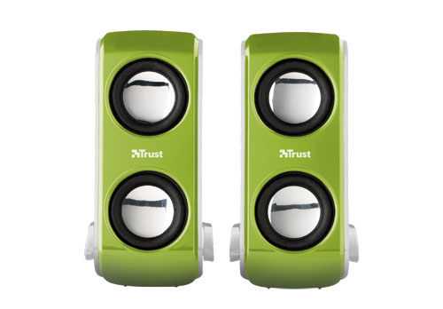 Trust Portable Notebook Speakers - Lime Green – image 3