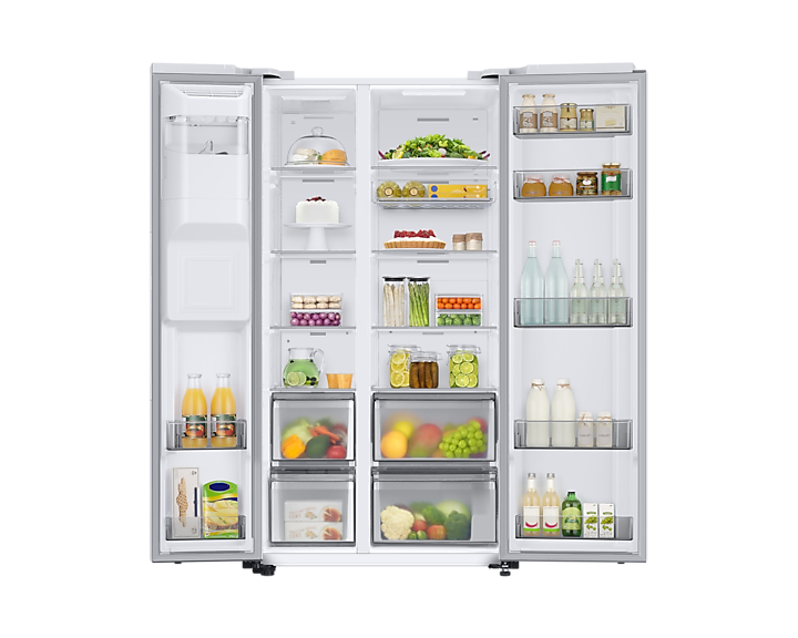 Samsung RS68A8831WW/EF side-by-side refrigerator Freestanding White – image 6