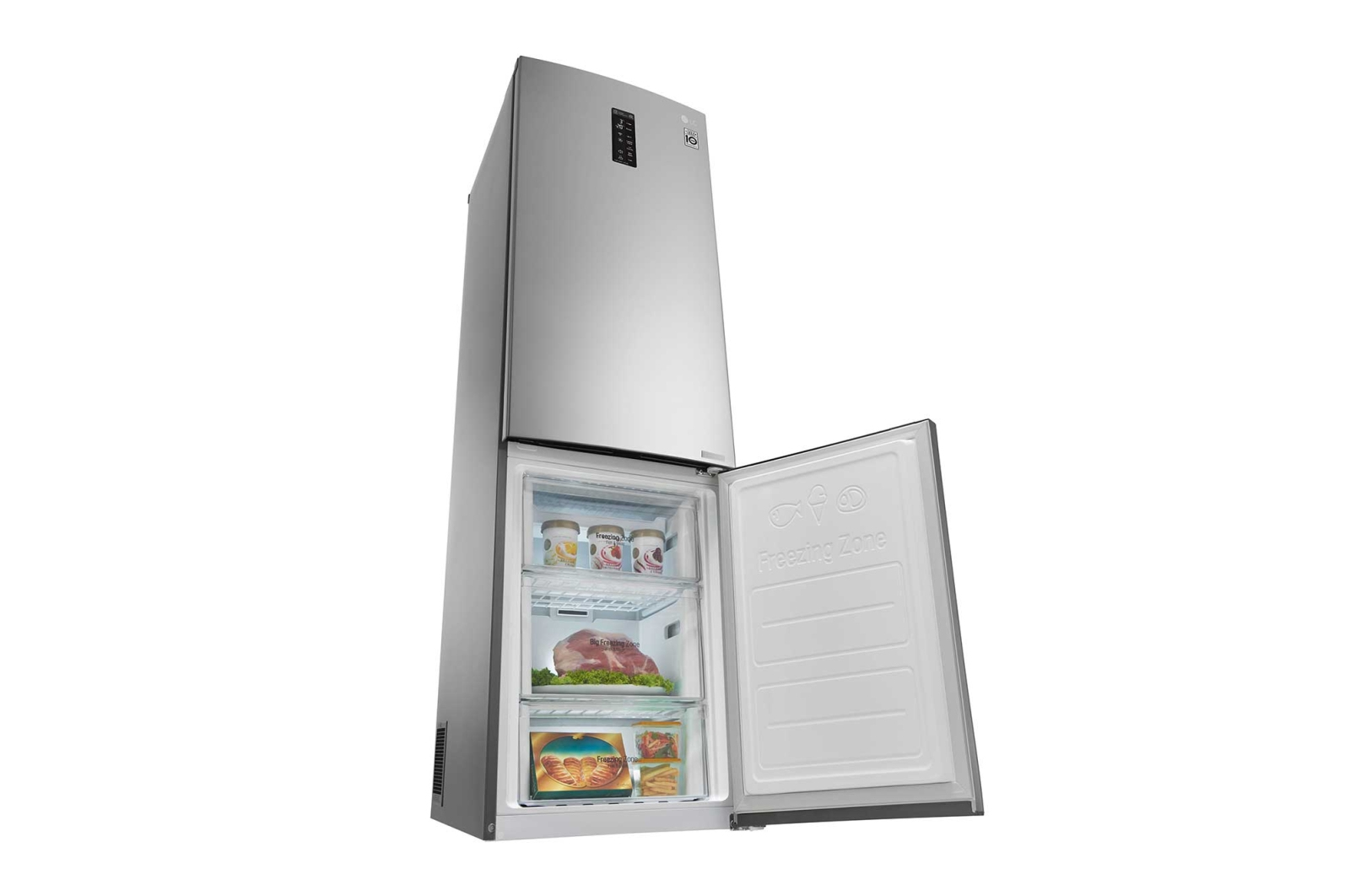 LG GBB60PZMFS fridge-freezer Freestanding – image 6