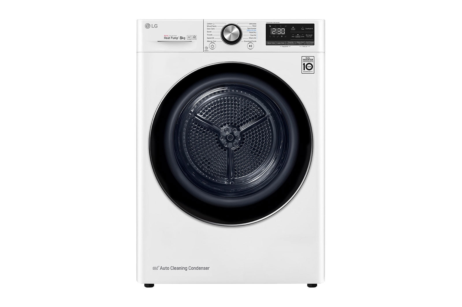 LG RC80V9AV3Q tumble dryer Freestanding Front-load